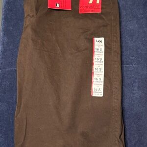Lee sinfully soft Brown Pants 16s straight NWT